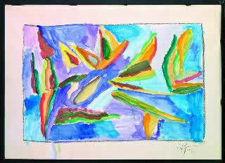 Stefano Scadati pittore - 1986 Farfalle