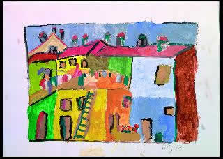 Stefano Scadati pittore - 1986 La cascina