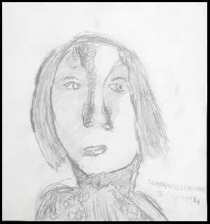 Stefano Scadati pittore - 1994 ragazzina